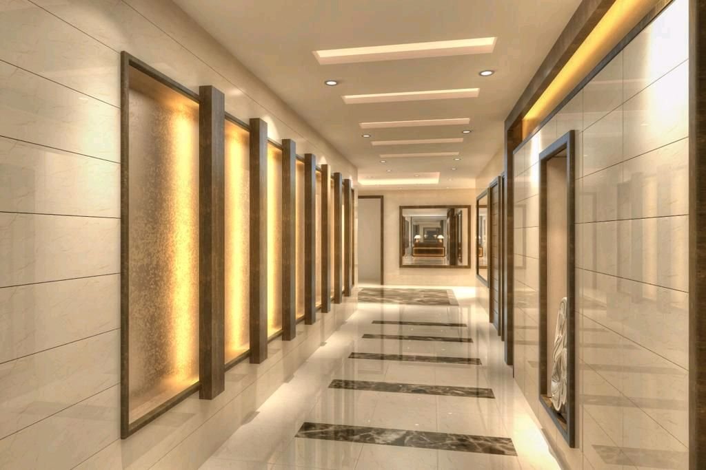 Warm Lit Passageway - Grand Corridors & Entrance Halls by Pro Fit
